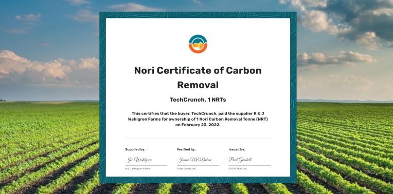 Immune to irony, Nori puts a carbon market on the blockchain – TechCrunch