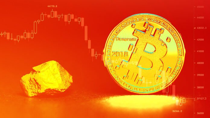 Gold shines as Bitcoin sinks below ,000, on-chain metrics indicate further trouble ahead Gold shines as Bitcoin sinks below ,000, on-chain metrics indicate further trouble ahead